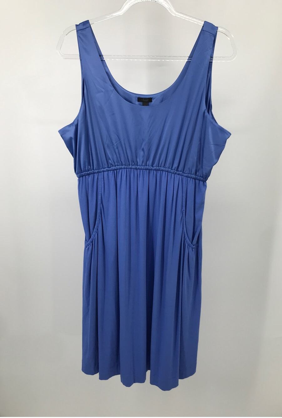Soma Intimates Blue Satin Knit Night Gown L Lounge Pajamas